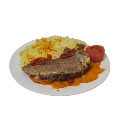 Carne al Jugo con Agregado + Ensalada + Pan Amasado